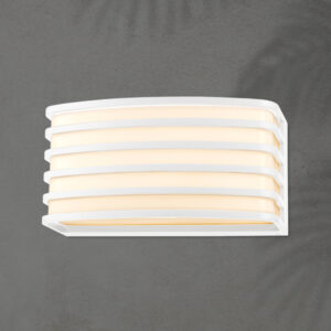 ΑΠΛΙΚΑ ΤΟΙΧΟΥ ΟΒΑΛ Ε27 200X100X90mm ΛΕΥΚΗ ARTE ILLUMINA EUROLAMP – 145-20239