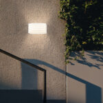 ΑΠΛΙΚΑ ΤΟΙΧΟΥ ΟΒΑΛ Ε27 200X100X90mm ΛΕΥΚΗ ARTE ILLUMINA EUROLAMP – 145-20239