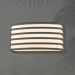 ΑΠΛΙΚΑ ΤΟΙΧΟΥ ΓΡΑΦΙΤΗ ΟΒΑΛ Ε27 200X100X90mm ARTE ILLUMINA EUROLAMP – 145-20241