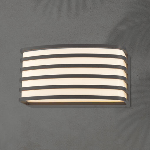 ΑΠΛΙΚΑ ΤΟΙΧΟΥ ΓΡΑΦΙΤΗ ΟΒΑΛ Ε27 200X100X90mm ARTE ILLUMINA EUROLAMP – 145-20241