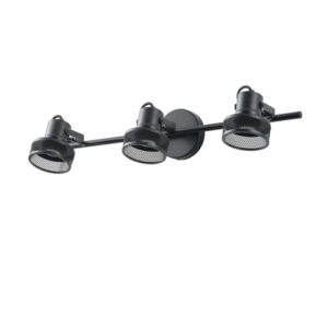 ΣΠΟΤ ΟΡΟΦΗΣ ΤΡΙΠΛΟ ΜΕ ΔΙΧΤΥ E27 640X100X300mm ΜΑΥΡΟ ARTE ILLUMINA SOLUN EUROLAMP – 145-25046