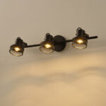 ΣΠΟΤ ΟΡΟΦΗΣ ΤΡΙΠΛΟ ΜΕ ΔΙΧΤΥ E27 640X100X300mm ΜΑΥΡΟ ARTE ILLUMINA SOLUN EUROLAMP – 145-25046