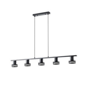 ΣΠΟΤ ΟΡΟΦΗΣ ΜΕ ΔΙΧΤΥ ΠΕΝΤΑΠΛΟ E27 1180X100X1180mm ΜΑΥΡΟ ARTE ILLUMINA SOLUN EUROLAMP – 145-25047