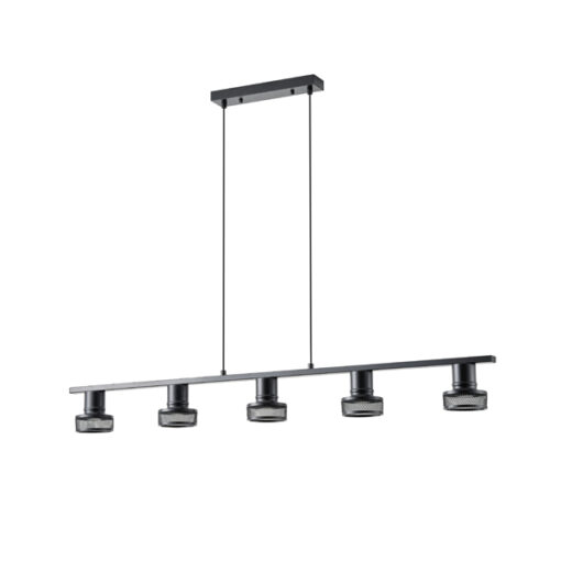 ΣΠΟΤ ΟΡΟΦΗΣ ΜΕ ΔΙΧΤΥ ΠΕΝΤΑΠΛΟ E27 1180X100X1180mm ΜΑΥΡΟ ARTE ILLUMINA SOLUN EUROLAMP – 145-25047