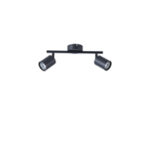 ΣΠΟΤ ΜΕΤΑΛΛΙΚΟ ΔΙΦΩΤΟ 2XGU10 300X80X155mm ΜΑΥΡΟ ARTE ILLUMINA OLYMP EUROLAMP – 145-25221