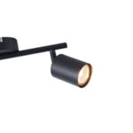 ΣΠΟΤ ΜΕΤΑΛΛΙΚΟ ΔΙΦΩΤΟ 2XGU10 300X80X155mm ΜΑΥΡΟ ARTE ILLUMINA OLYMP EUROLAMP – 145-25221