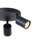 ΣΠΟΤ ΜΕΤΑΛΛΙΚΟ 3ΦΩΤΟ 3XGU10 Φ180X135mm  ΜΑΥΡΟ ARTE ILLUMINA OLYMP EUROLAMP – 145-25222