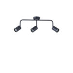 ΣΠΟΤ ΜΕΤΑΛΛΙΚΟ 3ΦΩΤΟ 3XGU10 500X90X230mm ΜΑΥΡΟ ARTE ILLUMINA OLYMP EUROLAMP – 145-25224