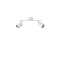 ΣΠΟΤ ΜΕΤΑΛΛΙΚΟ ΔΙΦΩΤΟ 2XGU10 300X80X155mm ΛΕΥΚΟ ARTE ILLUMINA OLYMP EUROLAMP – 145-25227