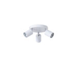 ΣΠΟΤ ΜΕΤΑΛΛΙΚΟ 3ΦΩΤΟ 3XGU10  Φ180X135mm ΛΕΥΚΟ ARTE ILLUMINA OLYMP EUROLAMP – 145-25228