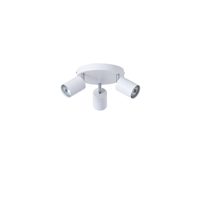 ΣΠΟΤ ΜΕΤΑΛΛΙΚΟ 3ΦΩΤΟ 3XGU10  Φ180X135mm ΛΕΥΚΟ ARTE ILLUMINA OLYMP EUROLAMP – 145-25228