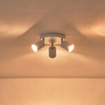 ΣΠΟΤ ΜΕΤΑΛΛΙΚΟ 3ΦΩΤΟ 3XGU10  Φ180X135mm ΛΕΥΚΟ ARTE ILLUMINA OLYMP EUROLAMP – 145-25228