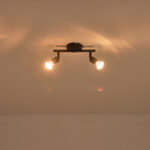 ΣΠΟΤ ΚΙΝΗΤΟ 2ΦΩΤΟ ΜΕΤΑΛΛΙΚΟ  2XGU10 220X80X125mm ΜΑΥΡΟ ARTE ILLUMINA VORRAS EUROLAMP – 145-25236