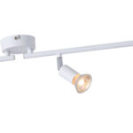 ΣΠΟΤ ΚΙΝΗΤΟ 4ΦΩΤΟ ΜΕΤΑΛΛΙΚΟ 4XGU10 600X80X130mm ΛΕΥΚΟ ARTE ILLUMINA VORRAS EUROLAMP – 145-25242