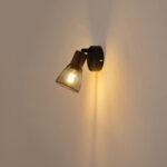 ΣΠΟΤ ΜΑΥΡΟ ΜΕ ΞΥΛΟ ΚΑΙ ΔΙΧΤΥ 1XE14 D80XH125mm ARTE ILLUMINA MESHY EUROLAMP – 145-25255