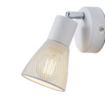 ΣΠΟΤ ΜΕ ΔΙΧΤΥ 1XE14 D80XH125mm ΛΕΥΚΟ ARTE ILLUMINA MESHY EUROLAMP – 145-25258