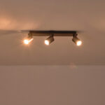 ΣΠΟΤ ΑΛΟΥΜΙΝΙΟΥ 3ΦΩΤΟ 3XGU10  450X80X120mm ΓΚΡΙ ARTE ILLUMINA LUXY EUROLAMP – 145-25267