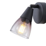 ΣΠΟΤ ΜΕΤΑΛΛΙΚΟ ΜΕ SMOKY ΓΥΑΛΙ 1XE14 D80XH165mm ARTE ILLUMINA CLASSY EUROLAMP – 145-25270