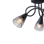 ΣΠΟΤ ΜΕΤΑΛΛΙΚΟ ΜΕ SMOKY ΓΥΑΛΙ ΤΡΙΦΩΤΟ 3XE14 D380XH185mm ARTE ILLUMINA CLASSY EUROLAMP – 145-25272