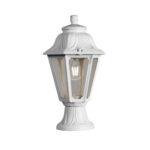 FUMAGALLI ΚΟΛΩΝΑΚΙ ΔΑΠΕΔΟΥ MIKROLOT ANNA ΛΕΥΚΟ ΕΞΑΓΩΝΟ 220X385mm Ε27 EUROLAMP – 145-26003