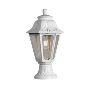 FUMAGALLI ΚΟΛΩΝΑΚΙ ΔΑΠΕΔΟΥ MIKROLOT ANNA ΛΕΥΚΟ ΕΞΑΓΩΝΟ 220X385mm Ε27 EUROLAMP – 145-26003