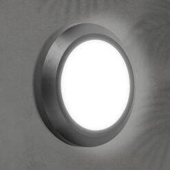 ΦΩΤΙΣΤΙΚΟ ΤΟΙΧΟΥ ΟΒΑΛ LED 4W 150X150X27 3CCT IP65 ΜΑΥΡΟ ARTE ILLUMINA EUROLAMP – 145-52105