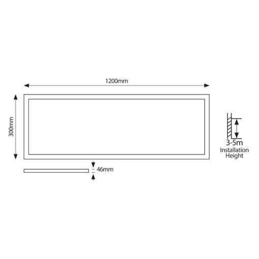 ΦΩΤΙΣΤΙΚΟ ΧΩΝΕΥΤΟ BACKLIGΗΤ PRO UGR19 120X30  32W 6500Κ 220-240V ΛΕΥΚΟ EUROLAMP – 145-56323