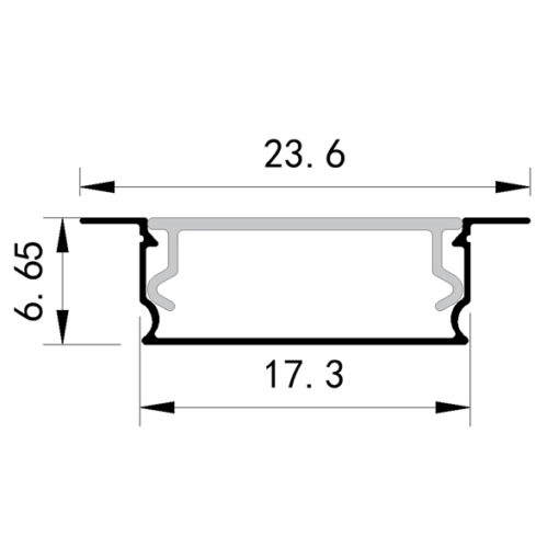 ΠΡΟΦΙΛ ΧΩΝΕΥΤΟ 2000*17,3*6,65 90° VALUE EUROLAMP – 145-70955