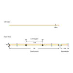 ΤΑΙΝΙΑ LED COB 5M 12W 24V 2700K 480L/M IP44 PRO EUROLAMP – 145-72023