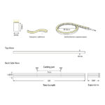 NEON LIGHT LED 5M 8W 24V ΚΙΤΡΙΝΟ IP44 PRO EUROLAMP – 145-73007