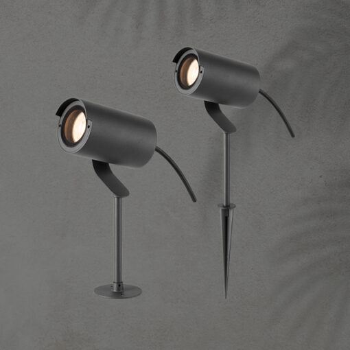 ΣΠOT ΚΗΠΟΥ ΜΕΤΑΛΛΙΚΟ ΓΡΑΦΙΤΗΣ GU10 IP65 240X140X75mm ARTE ILLUMINA EUROLAMP – 145-82038