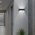 ΑΠΛΙΚΑ ΤΟΙΧΟΥ ΑΛΟΥΜΙΝΙΟΥ LED UPDOWN 10W ΜΑΥΡΗ ARTE ILLUMINA NIKITA EUROLAMP – 145-82091
