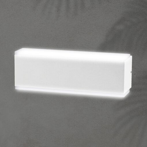 ΑΠΛΙΚΑ ΤΟΙΧΟΥ ΑΛΟΥΜΙΝΙΟΥ LED UPDOWN ΤΕΤΡΑΓΩΝΗ 10W ΛΕΥΚΗ ARTE ILLUMINA  NIKITA EUROLAMP – 145-82093