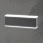 ΑΠΛΙΚΑ ΤΟΙΧΟΥ ΤΕΤΡΑΓΩΝΗ ΑΛΟΥΜΙΝΙΟΥ LED UPDOWN 10W ΓΡΑΦΙΤΗΣ ARTE ILLUMINA NIKITA EUROLAMP – 145-82095