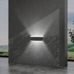 ΑΠΛΙΚΑ ΤΟΙΧΟΥ ΤΕΤΡΑΓΩΝΗ ΑΛΟΥΜΙΝΙΟΥ LED UPDOWN 10W ΓΡΑΦΙΤΗΣ ARTE ILLUMINA NIKITA EUROLAMP – 145-82095