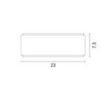 ΑΠΛΙΚΑ ΤΟΙΧΟΥ ΤΕΤΡΑΓΩΝΗ ΑΛΟΥΜΙΝΙΟΥ LED UPDOWN 10W ΓΡΑΦΙΤΗΣ ARTE ILLUMINA NIKITA EUROLAMP – 145-82095