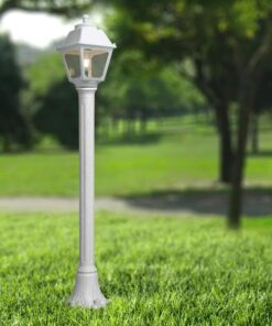 FUMAGALLI ΚΟΛΩΝΑΚΙ ΔΑΠΕΔΟΥ MIZAR MARY ΛΕΥΚΟ ΤΕΤΡΑΓΩΝΟ 180X1080mm Ε27 EUROLAMP – 145-26035