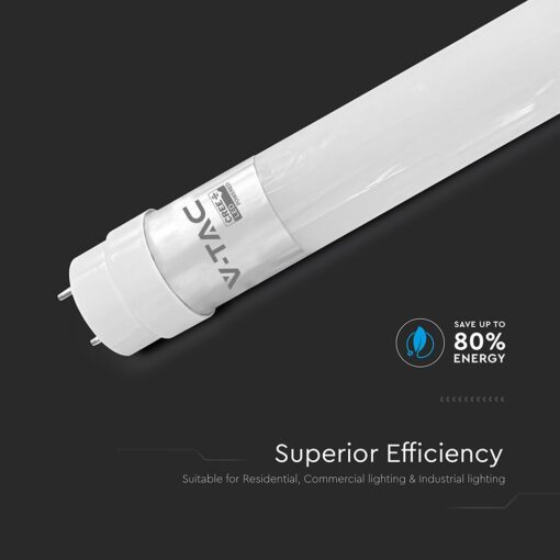 LED Λάμπα T8 G13 120cm 18W V-TAC Cree Chip 1850lm 160° Ψυχρό 6500K 6yrs Wty – 216556