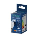 LED Λάμπα E14 Γλομπάκι P45 V-TAC Cree Chip 6.5W 600lm Θερμό Λευκό 3000K 6yrs Wty – 218656