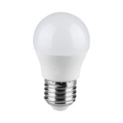 LED Λάμπα E27 Γλομπάκι P45 V-TAC Cree Chip 6.5W 600lm Φυσικό Λευκό 4000K 6yrs Wty – 21867-6