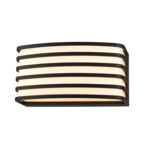 ΑΠΛΙΚΑ ΤΟΙΧΟΥ ΟΒΑΛ Ε27 200X100X90mm ΜΑΥΡΟ ARTE ILLUMINA EUROLAMP – 145-20240