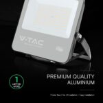LED Προβολέας 100W Αδιάβροχος IP65 V-TAC Cree Chip Μαύρος 115° 11480lm Φυσικό Λευκό 4000K 6yrs Wty – 232186