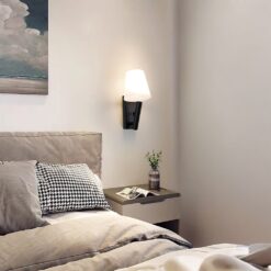 Φωτιστικό Τοίχου Κρεβατιού Ξενοδοχείου 2W LED CREE Chip Μαύρο Σώμα με Θύρες Φόρτισης USB 3000K  V-TAC – 240016