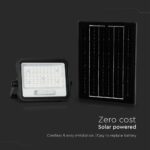 100W LED Ηλιακός Προβολέας CCT 2000K-8000K Μαύρος IP65 V-TAC – 24083