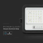 100W LED Ηλιακός Προβολέας CCT 2000K-8000K Μαύρος IP65 V-TAC – 24083