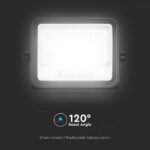 100W LED Ηλιακός Προβολέας CCT 2000K-8000K Μαύρος IP65 V-TAC – 24083