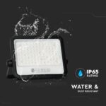 200W LED Ηλιακός Προβολέας CCT 2000K-8000K Μαύρος IP65 V-TAC – 24084