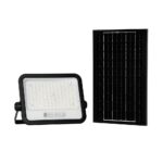200W LED Ηλιακός Προβολέας CCT 2000K-8000K Μαύρος IP65 V-TAC – 24084