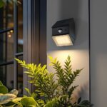 2.5W LED Ηλιακό Φωτιστικό Τοίχου Περιστρεφόμενο Μαύρο με Ανιχνευτή Κίνησης CCT IP65 V-TAC – 24096