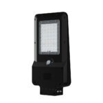 20W LED Ηλιακό Φωτιστικό Δρόμου 3000lm CCT Μαύρο IP65 με Ανιχνευτή Κίνησης & Αισθητήρας Φωτός V-TAC – 24099